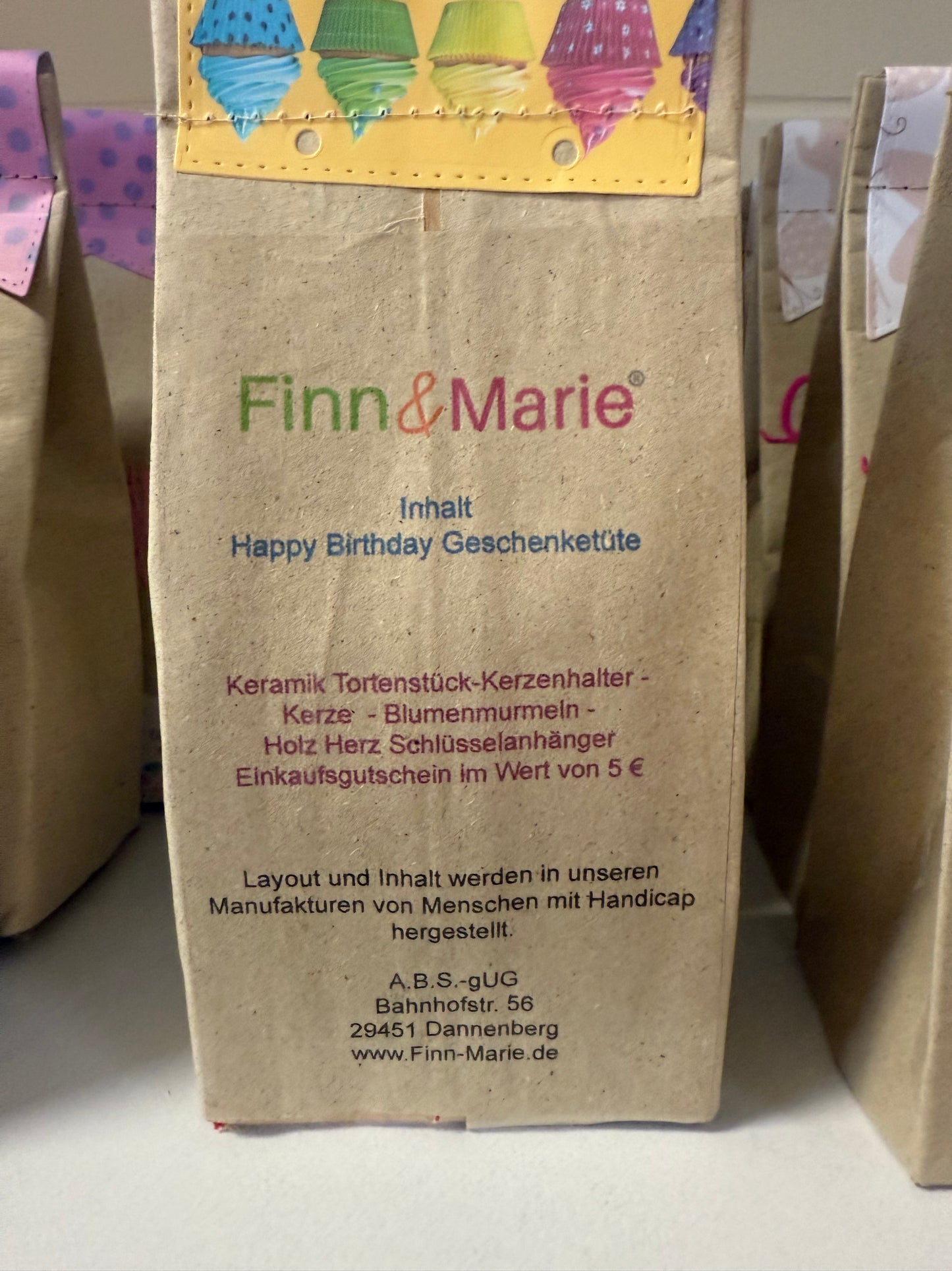 Geschenketüte Happy Birthday