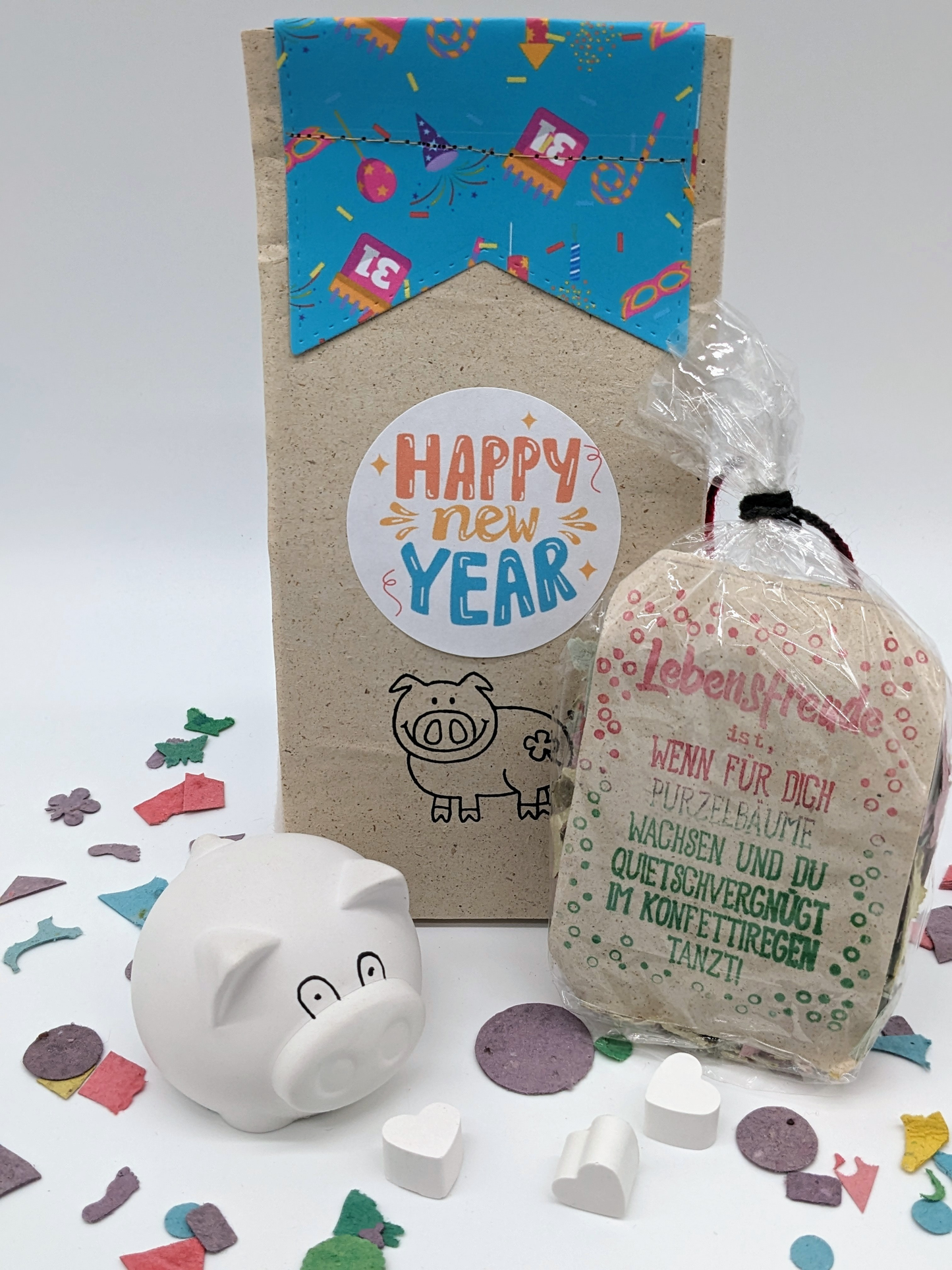 Happy New Year - Geschenketüte
