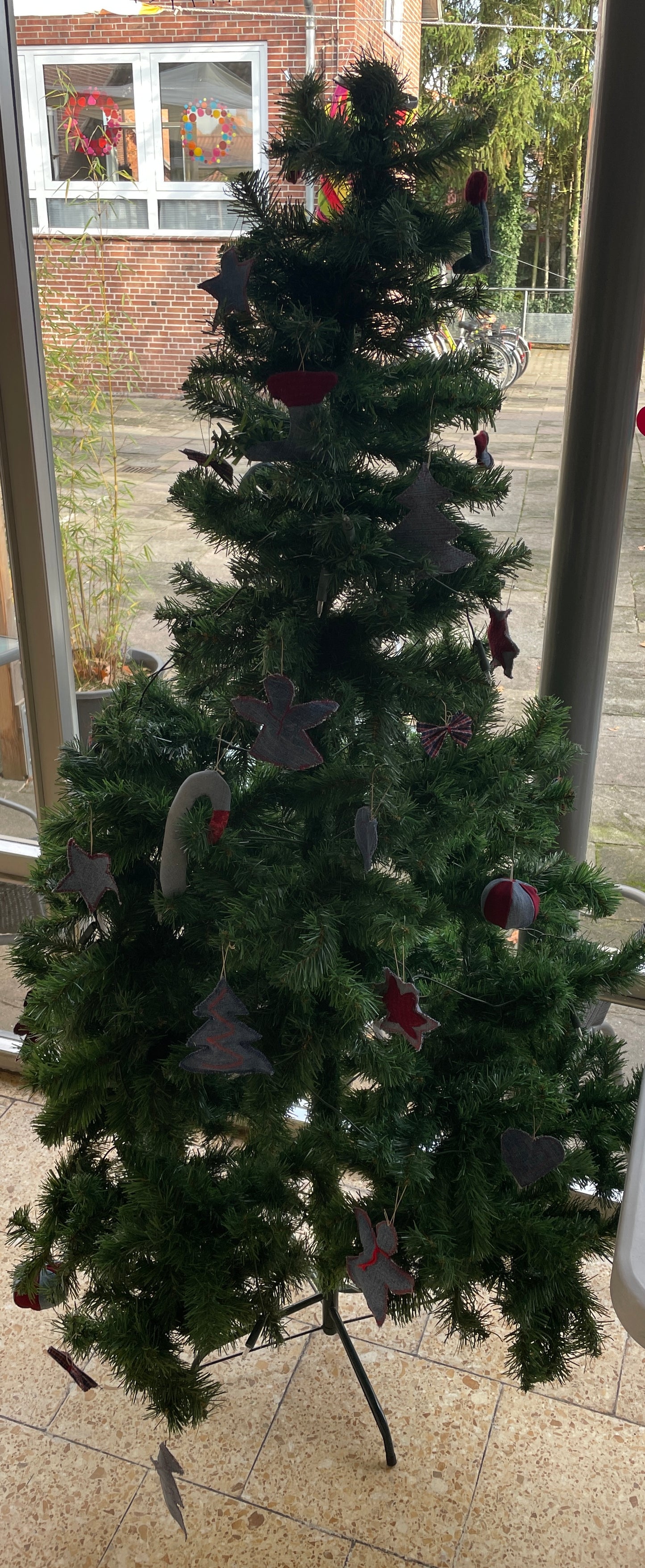 Weihnachtsbaumdeko Stoffanhänger
