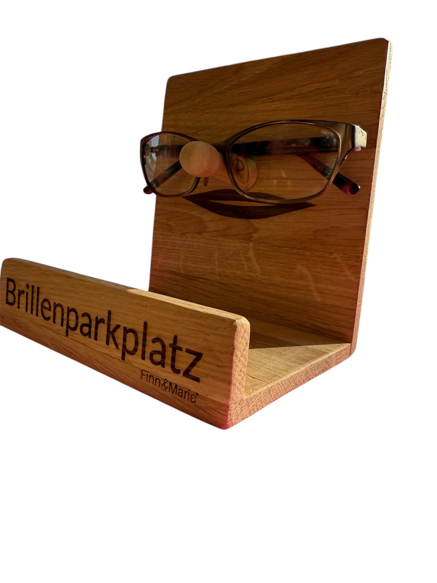 Brillenparkplatz aus Holz