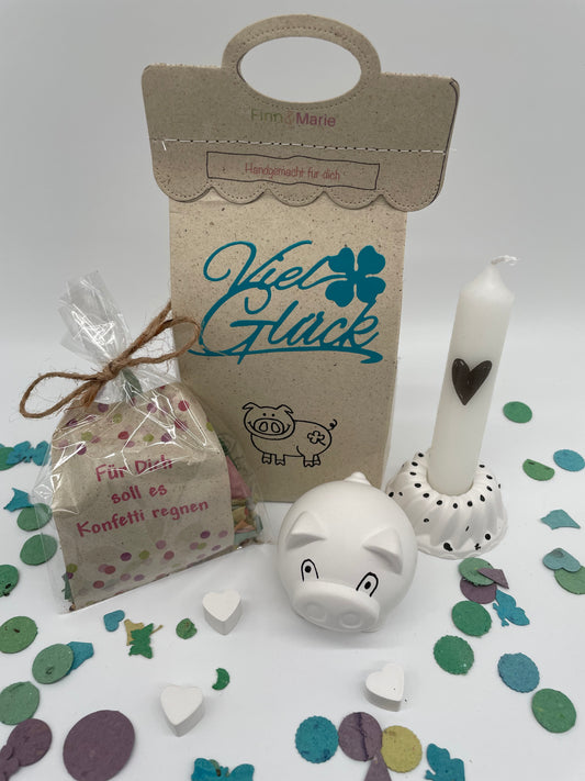 Viel Glück - Geschenketüte