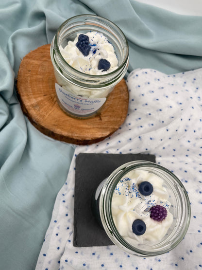 Dessert Duft-Kerze blueberry muffin